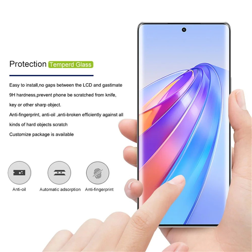 MOCOLO 25Pcs For Honor 60 / 60 SE / 70 5G / X40 5G Tempered Glass Screen Protector 3D Curved Edge - 2