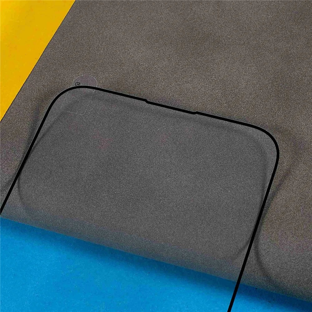 For iPhone 16 Plus Tempered Glass Film Silk Printing Full Screen Protector - 4