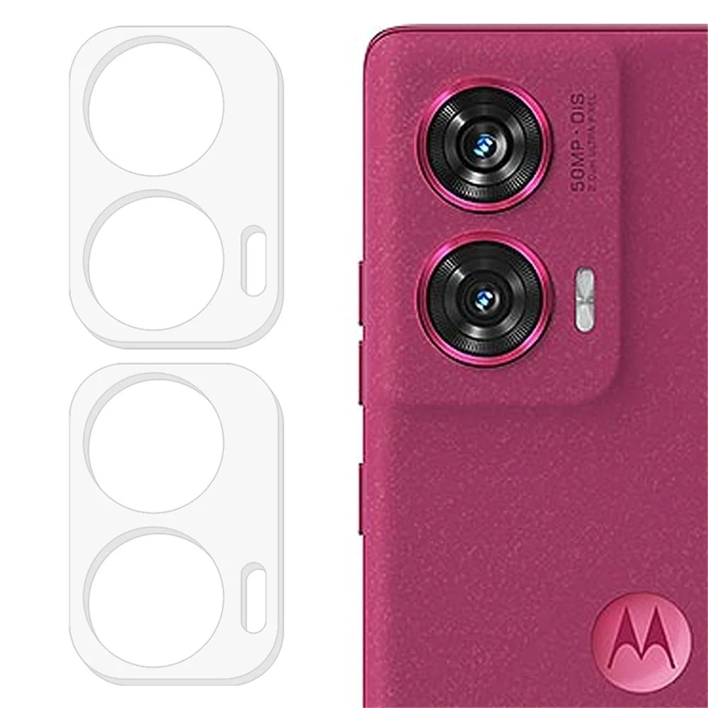 2Pcs For Motorola Edge 50 Fusion 5G Camera Lens Protector 3D Tempered Glass Film - 1