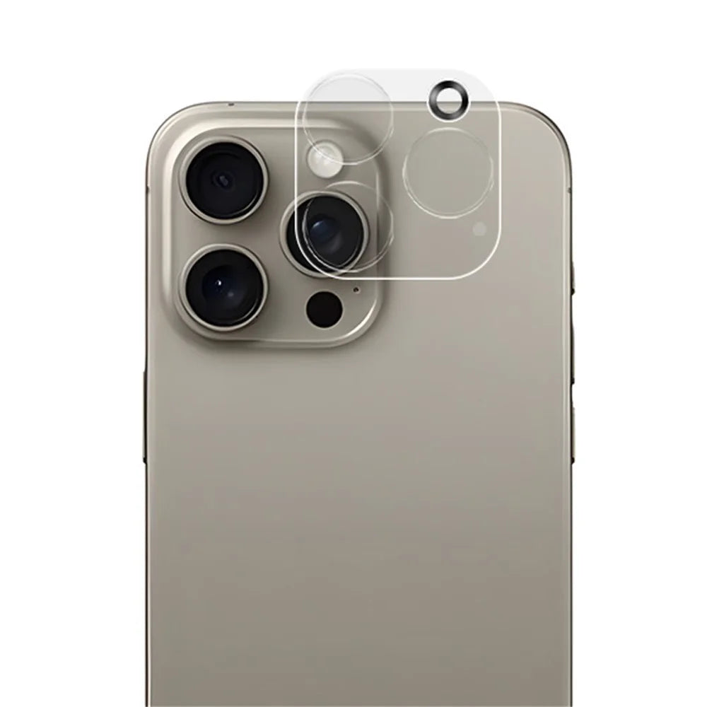 RURIHAI For iPhone 16 Pro Max / 16 Pro Camera Lens Protector 3D High Transparency Lens Film - 1