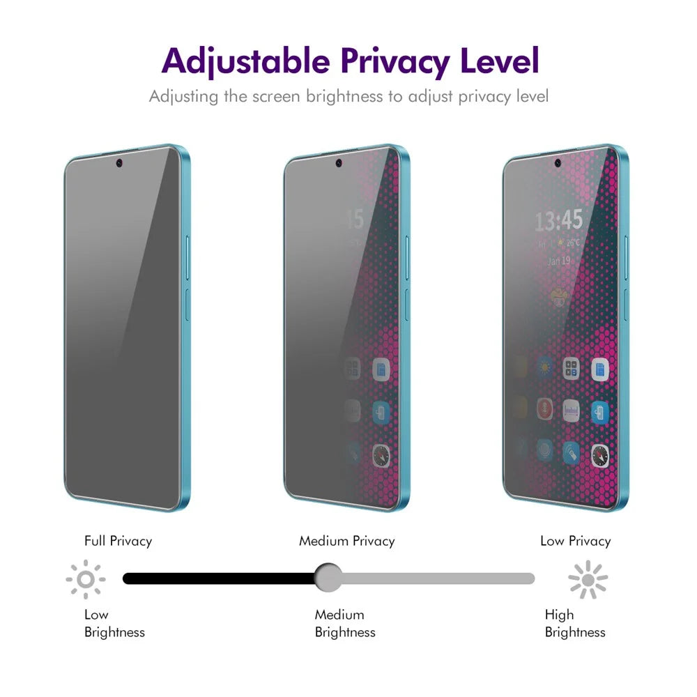 ENKAY HAT PRINCE For Oppo K12 Anti-Spy High Aluminium-Silicon Glass Full Cover Film - 4