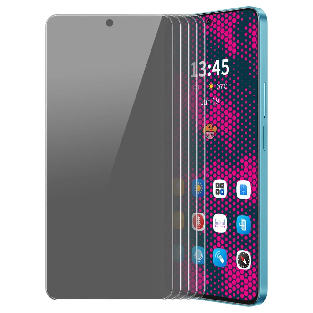 ENKAY HAT PRINCE 5Pcs For vivo Y100t Anti-Peep Full Cover Anti-Glare Screen Protector - 1
