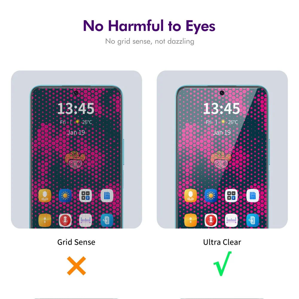 ENKAY HAT PRINCE 5Pcs For Realme Narzo N55 4G / C55 4G Privacy Screen Protector Anti-Spy Film - 5