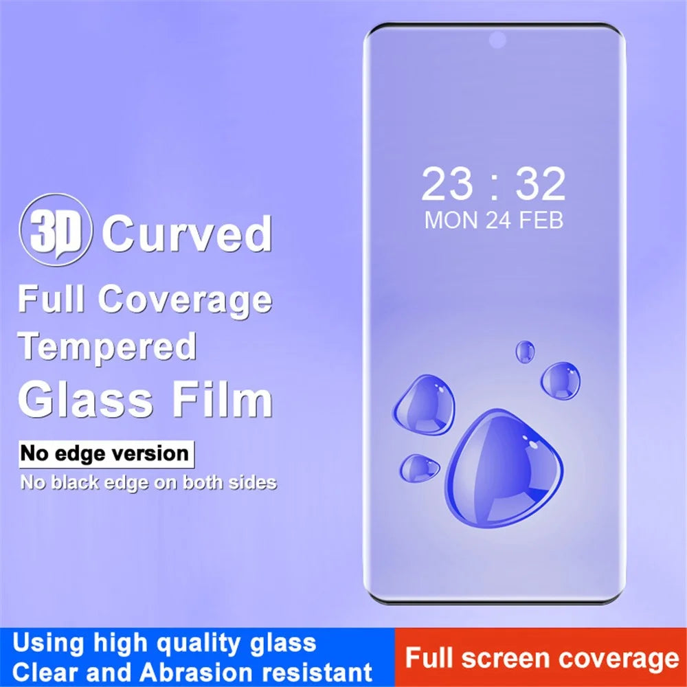 IMAK For Oppo Reno12 5G (China) / Reno12 Pro 5G (Global) Tempered Glass Full Screen Protector (No Edge Version) - 3