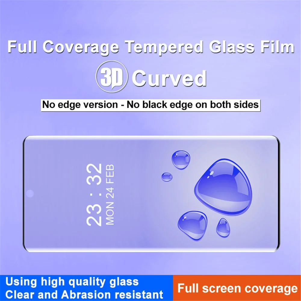 IMAK For vivo Y200 Pro 5G 3D Curved Full Screen Protector Tempered Glass Film (No Edge Version) - 3