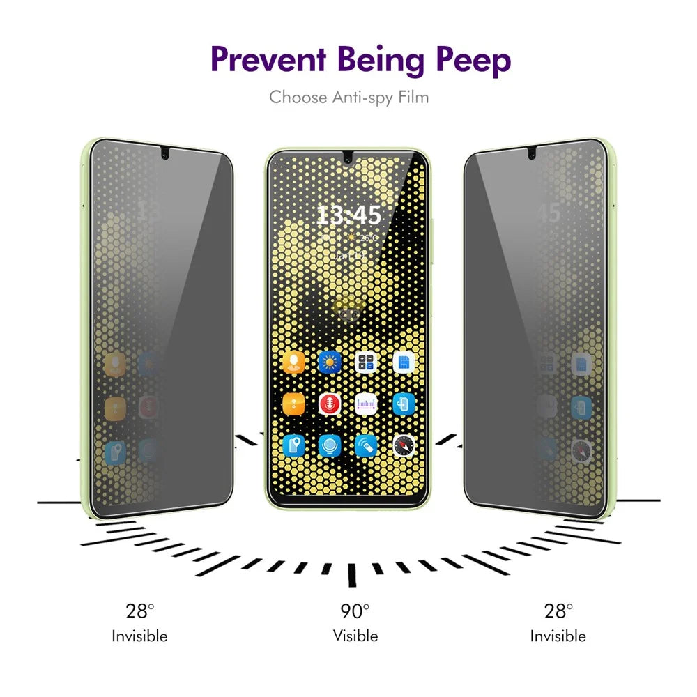 ENKAY HAT PRINCE 2Pcs For TCL 30 5G Privacy Screen Protector High Aluminium-Silicon Glass, Anti Scratch - 2