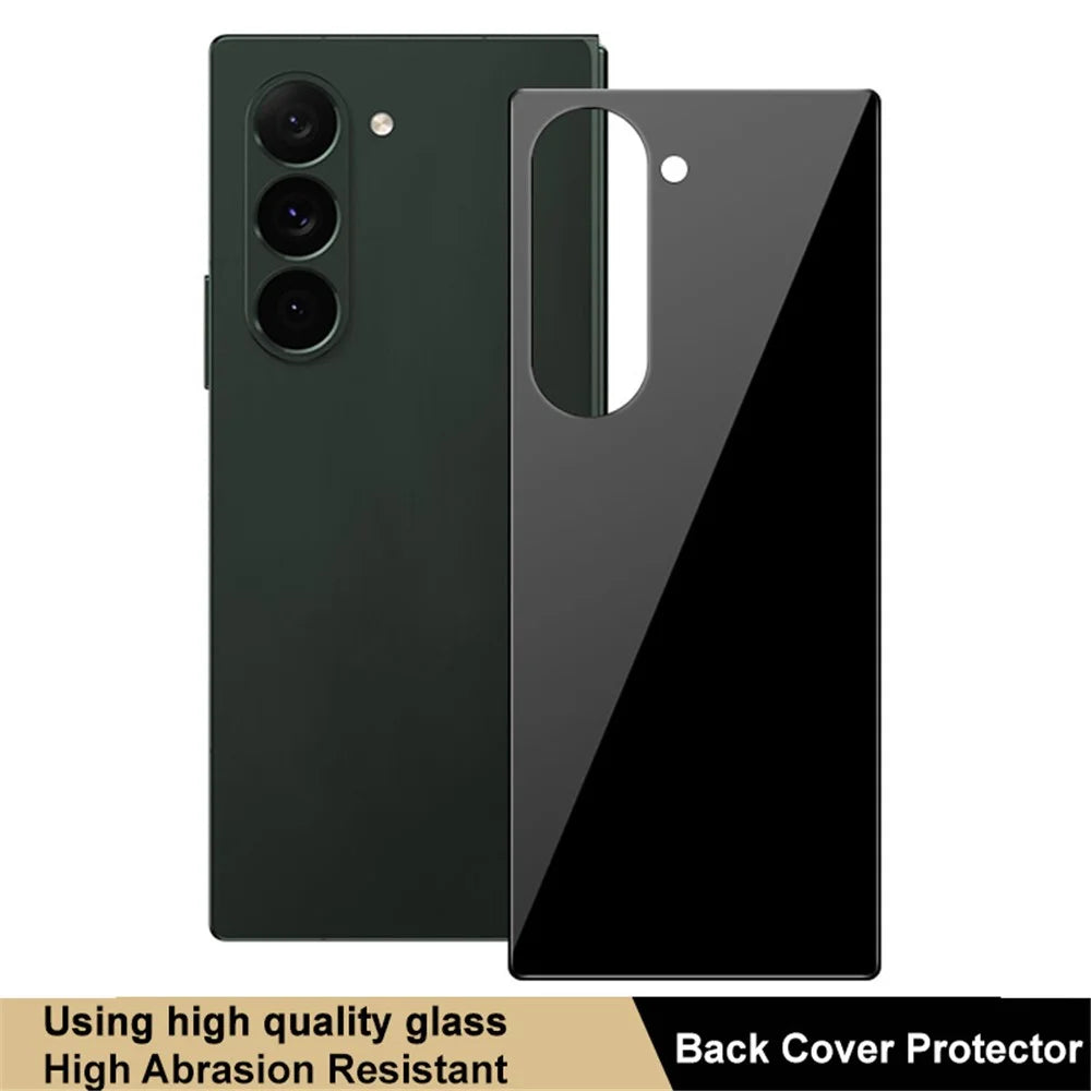 IMAK For Samsung Galaxy Z Fold6 5G Phone Back Cover Tempered Glass Film Black Version - 2