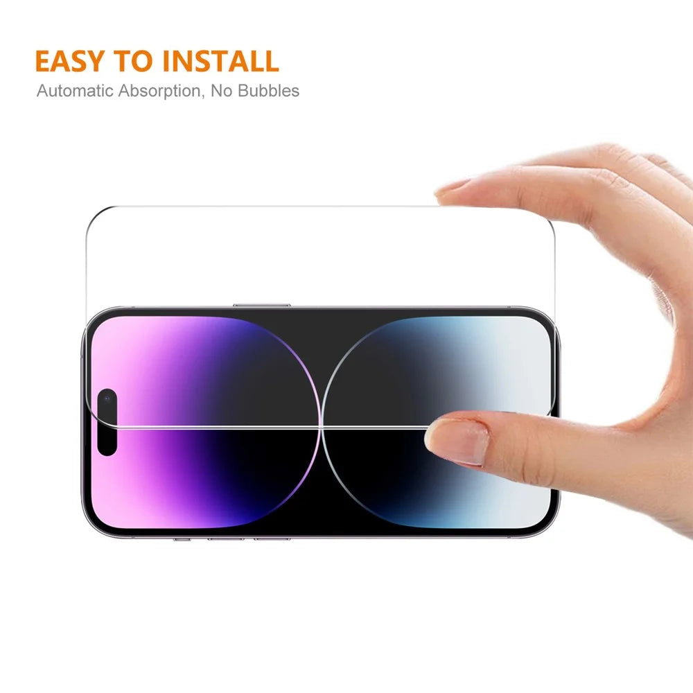 ENKAY HAT PRINCE 2Pcs For iPhone 16 Plus / 15 Plus Sensitive Touch High Aluminium-Silicon Glass HD Film - 4