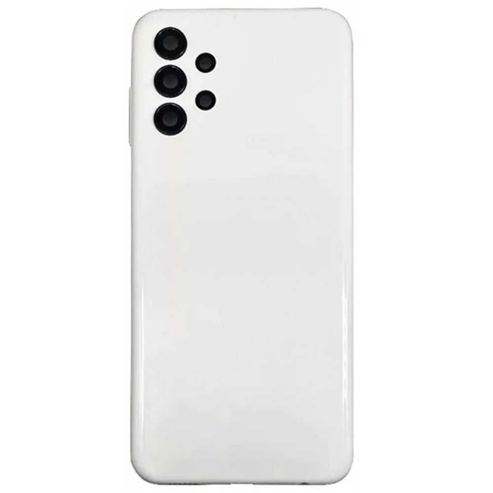 For Samsung Galaxy A13 4G A135 Battery Housing with Camera Lens Cover - White - 2