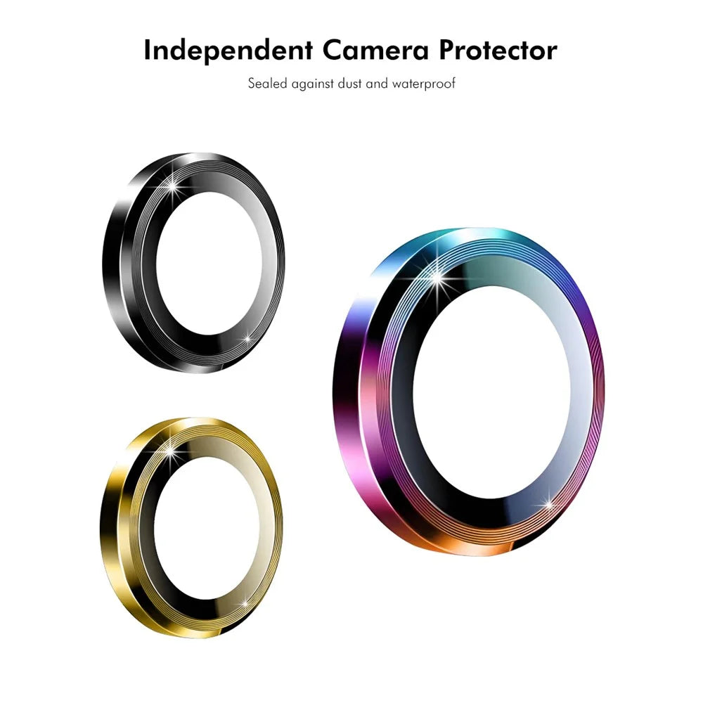 ENKAY HAT PRINCE 1Set For iPhone 16 / 16 Plus Camera Lens Film High Alumina Silicon Glass Lens Protector - Blue - 6