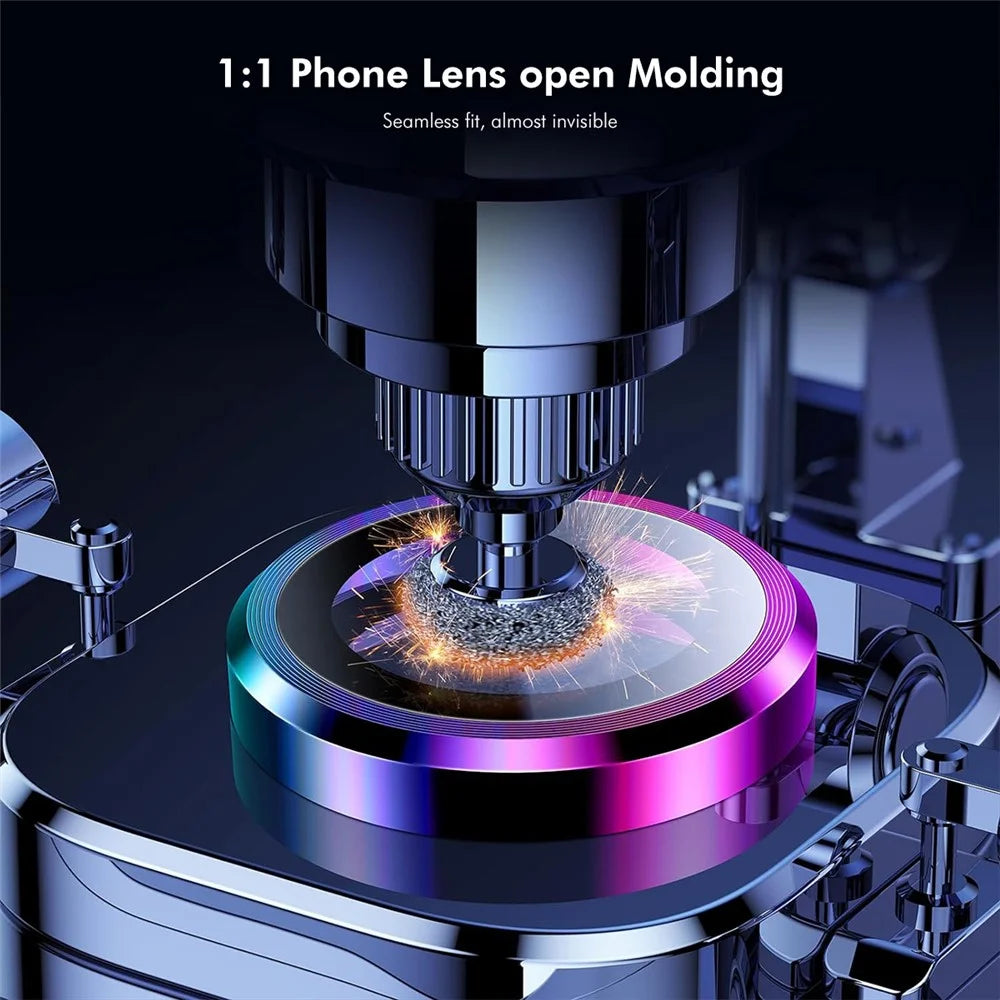 ENKAY HAT PRINCE 1Set For iPhone 16 / 16 Plus Camera Lens Protector AR Ultra Clear Lens Film - Silver - 3
