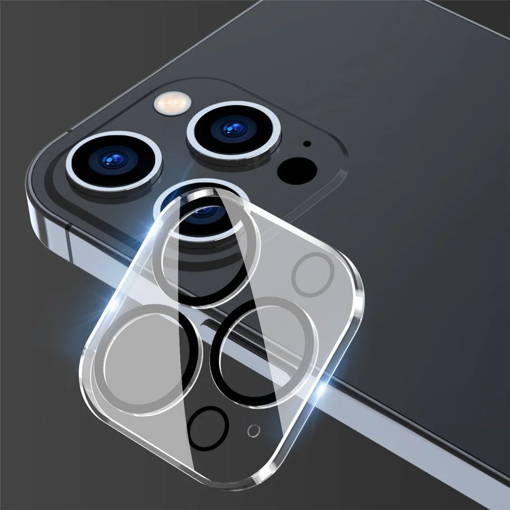 ENKAY HAT PRINCE 2Pcs For iPhone 16 Pro / 16 Pro Max Camera Lens Protector Black Ring Tempered Glass Lens Film - 4