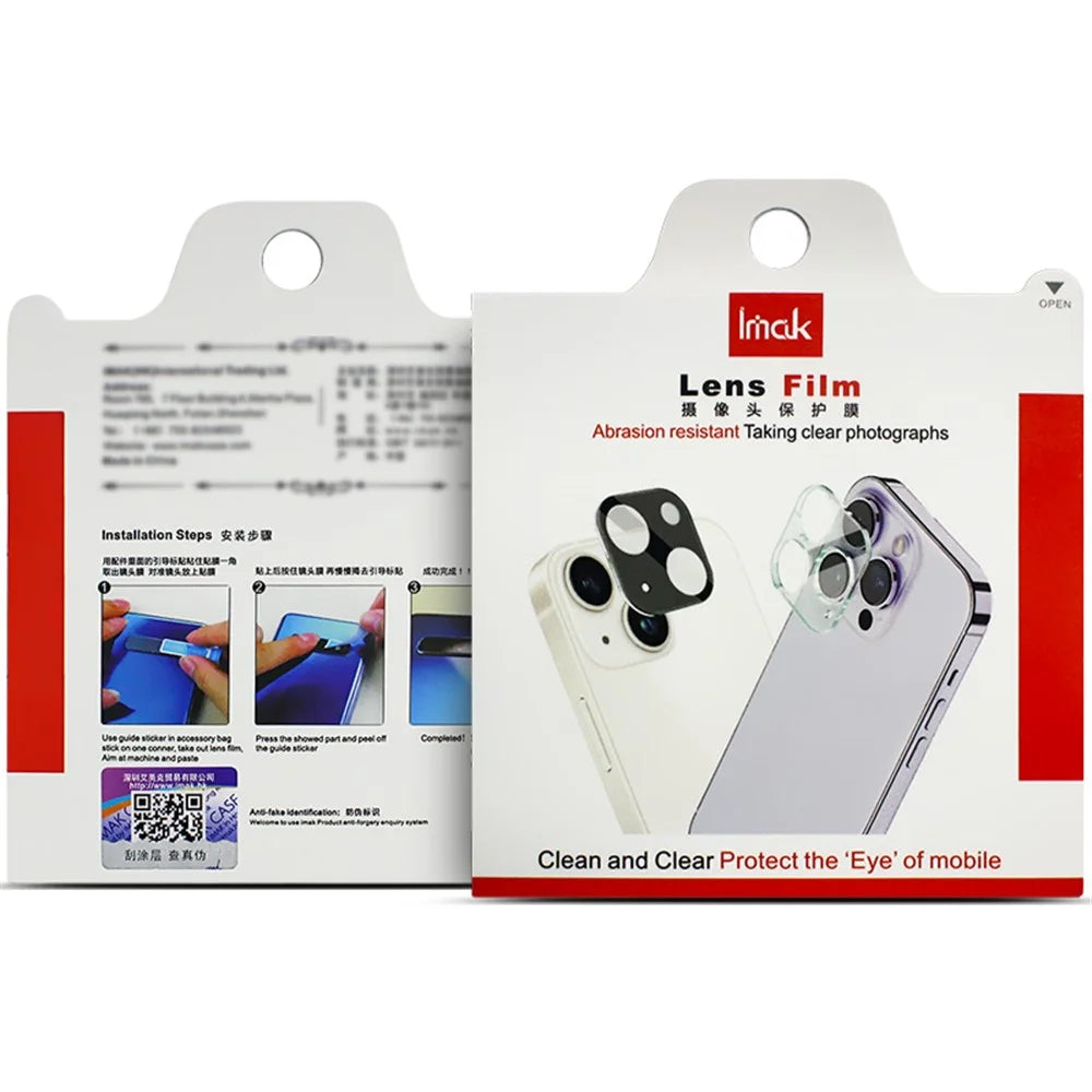 IMAK 2Pcs / Set for OnePlus Ace 3 Pro 5G Tempered Glass Camera Lens Protector HD Clear - 6