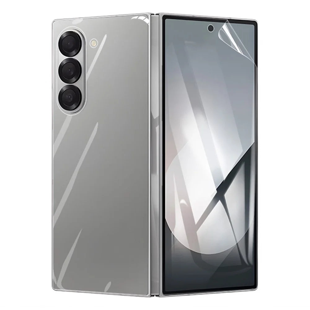 RURIHAI For Samsung Galaxy Z Fold6 5G Front Back Screen Protector Set 0.15mm PET Film - 2