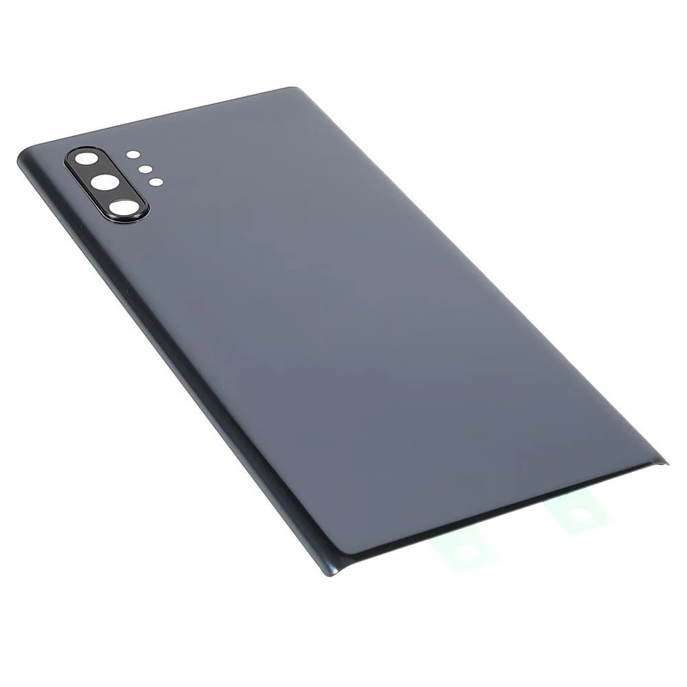 For Samsung Galaxy Note 10 Plus 4G N975 / Note 10 Plus 5G N976 Battery Housing with Adhesive Sticker+Camera Lens Cover - Black - 4