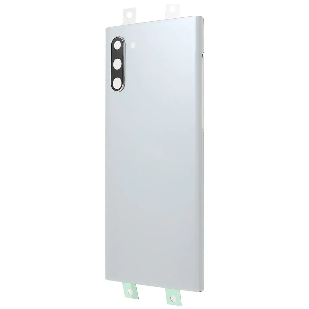 For Samsung Galaxy Note 10 4G N970 / Note 10 5G N971 Battery Housing with Adhesive Sticker+Camera Lens Cover - White - 2