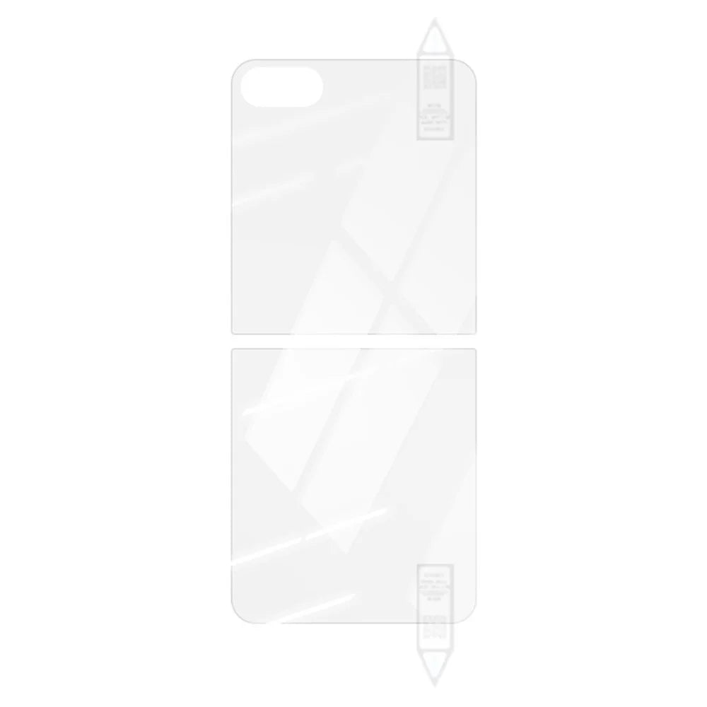 RURIHAI For Samsung Galaxy Z Flip7 FE 5G / Z Flip6 5G Screen Protector 0.26mm 2.5D High Aluminium-Silicon Glass Film - 2