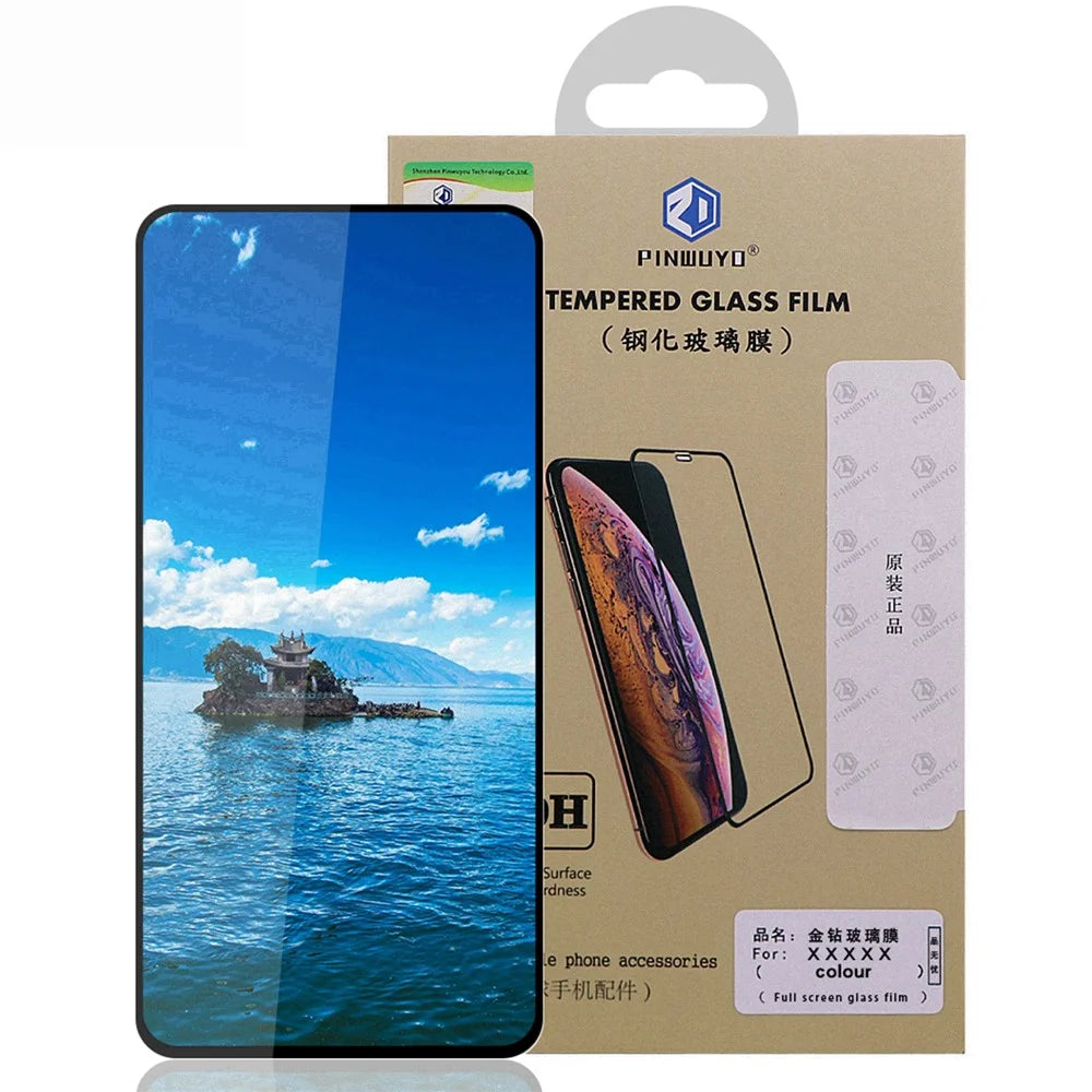 PINWUYO JK Series-2 for Oppo Reno12 F 5G / A3 5G Full Screen Protector Shatter-Proof High Aluminium-Silicon Glass - 7