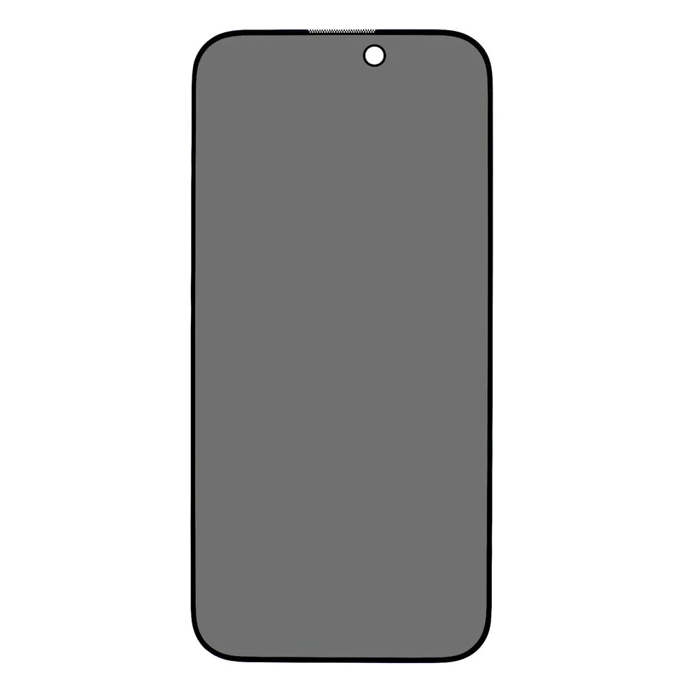 For iPhone 16 Full Glue Screen Protector Anti-Spy Tempered Glass Screen Film with Anti-Dust Net - 2