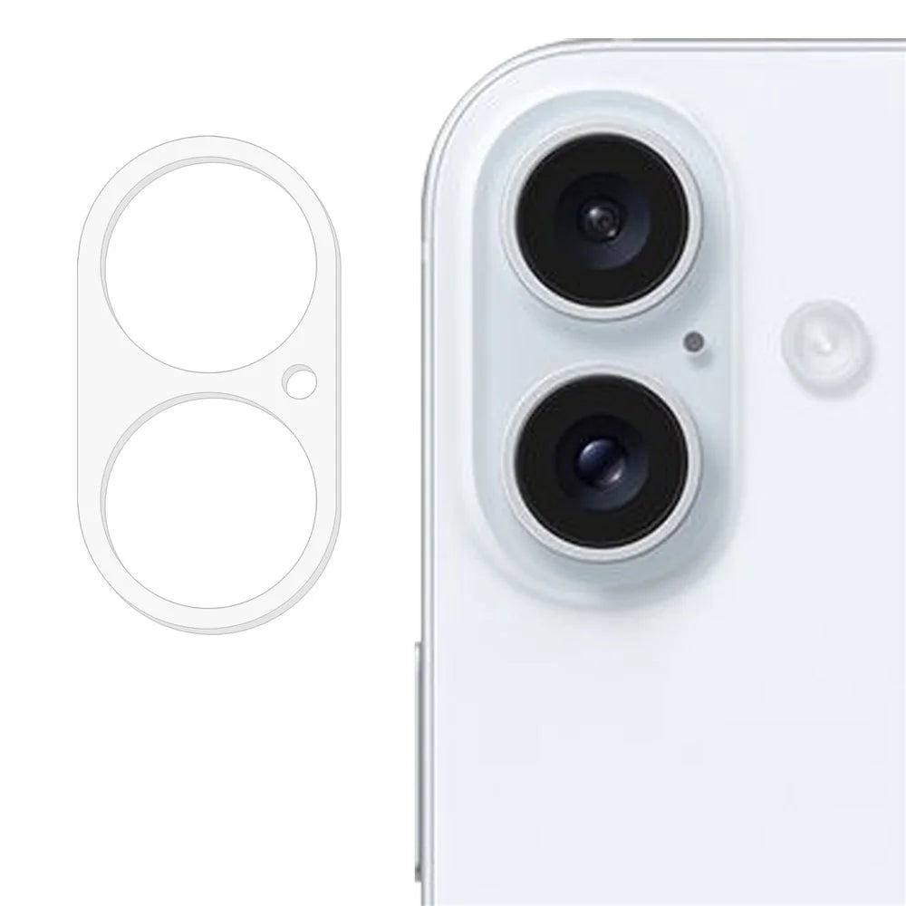For iPhone 16 / 16 Plus Camera Lens Protector Tempered Glass Cell Phone Clear Lens Film - 1