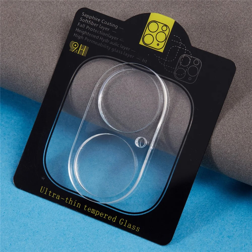 For iPhone 16 / 16 Plus Camera Lens Protector Tempered Glass Cell Phone Clear Lens Film - 5