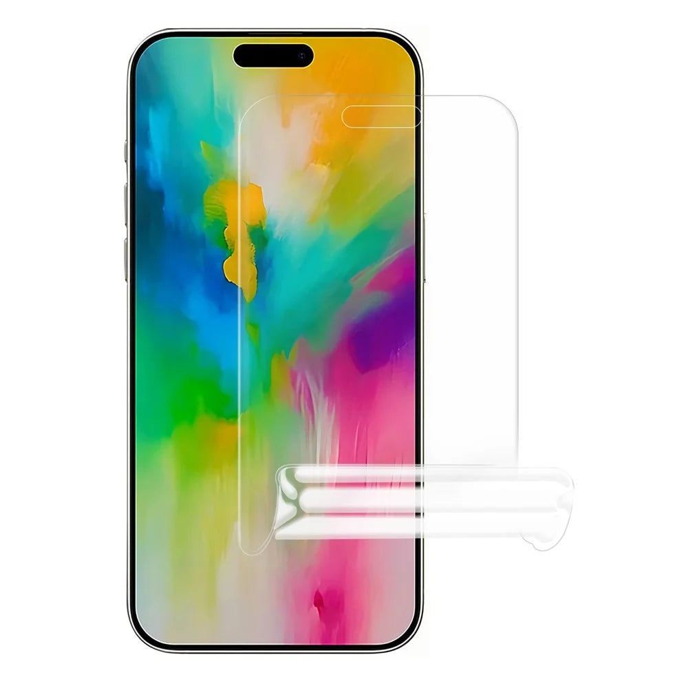 For iPhone 16 Plus Screen Film Soft Hydrogel TPU Anti-Scratch Screen Protector - 1