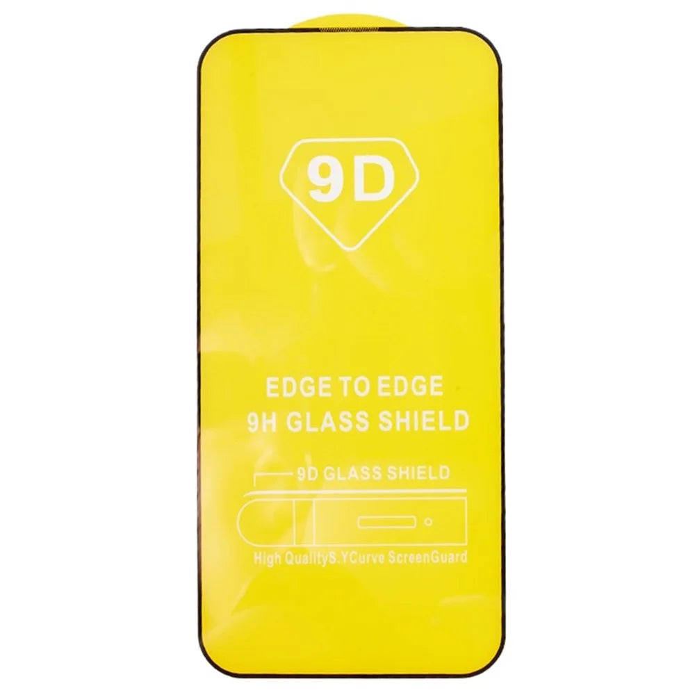 For iPhone 16 Plus Full Screen Protector 9D Side Glue Tempered Glass Film - 2