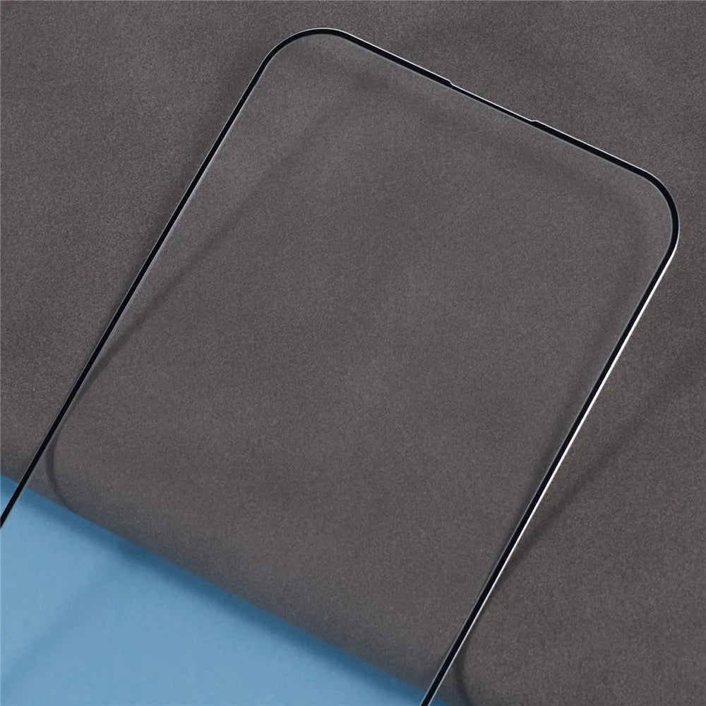 For iPhone 13 / 13 Pro  / iPhone 14 Screen Protector Ultra Clear Metal Frame + Tempered Glass Film - 6