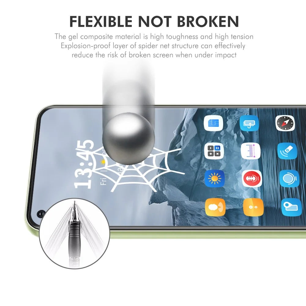 ENKAY HAT PRINCE 2Pcs For Realme 11 4G (159.9x73.3x7.95mm) Screen Protector Bubble-Free Hydrogel Screen Film - 4