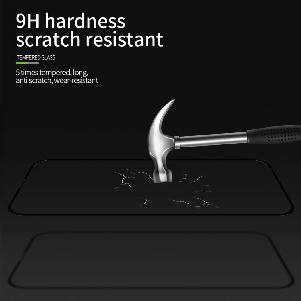 PINWUYO JK Series-2 for iPhone 16 Full Screen Protector High Aluminium-Silicon Glass 9H Hardness Film - 7