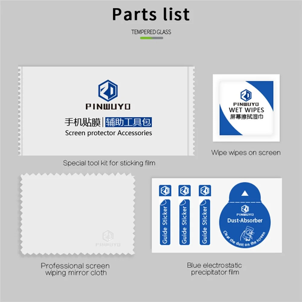 PINWUYO JK Series-2 for Oppo A1i 5G Full Screen Protector Full Glue 9H Hardness - 6
