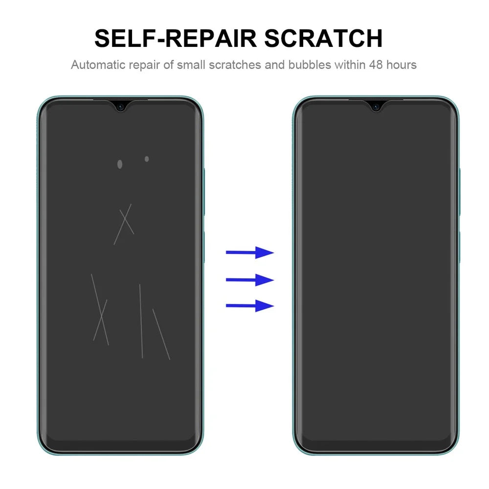 ENKAY HAT PRINCE For Nokia C32 Screen Protector TPE+PET+TPU Clear Hydrogel Film - 2
