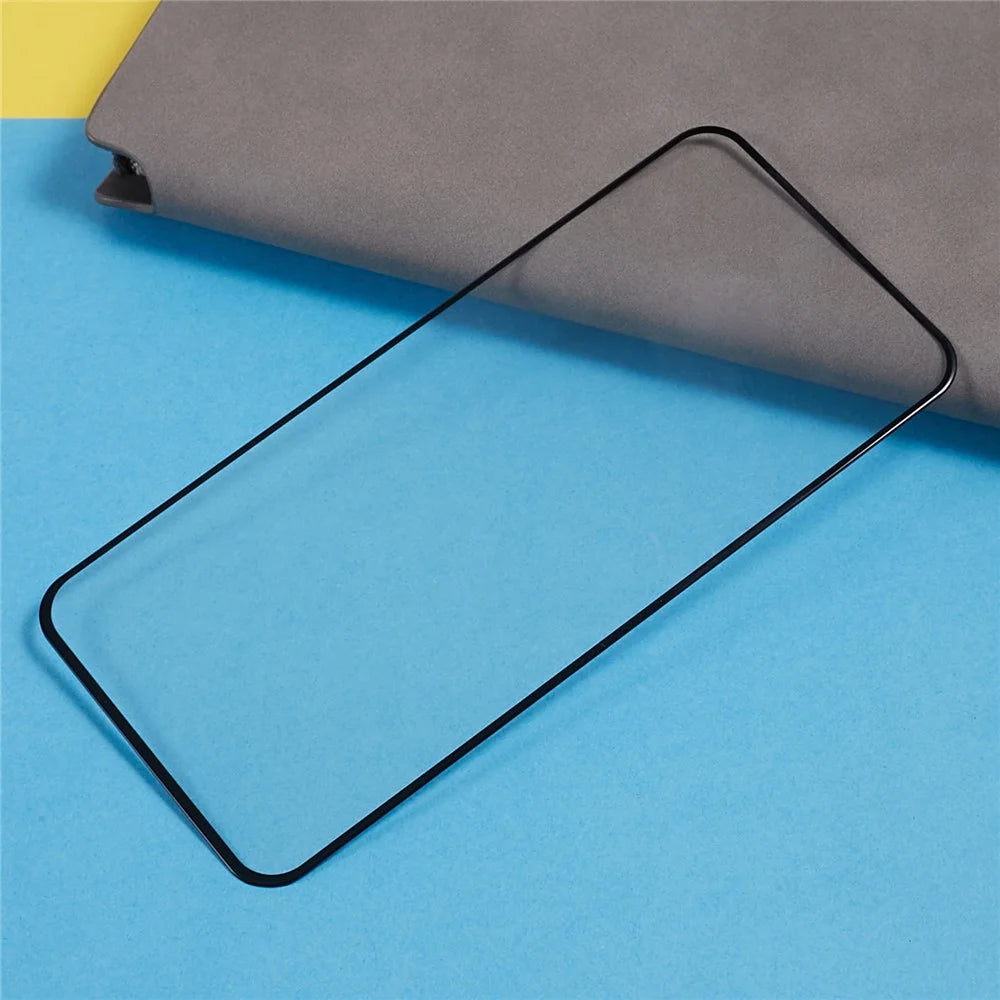 For Samsung Galaxy M56 5G / A56 5G / S24 FE Screen Protector Black Edge Silk Printing Dispensing Glue Clear Tempered Glass Film - 7