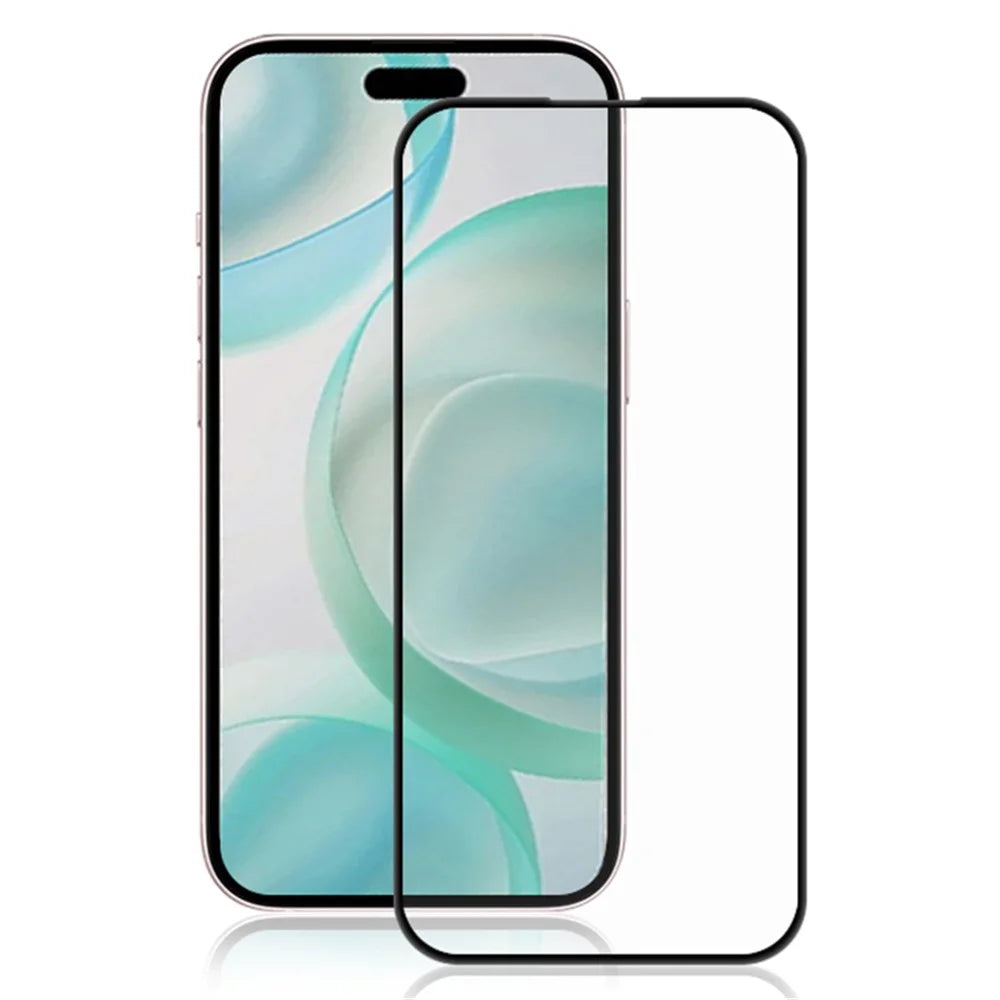 MOCOLO For iPhone 16 Pro Screen Protector Anti-Shatter Silk Printing Tempered Glass Film - Black - 1