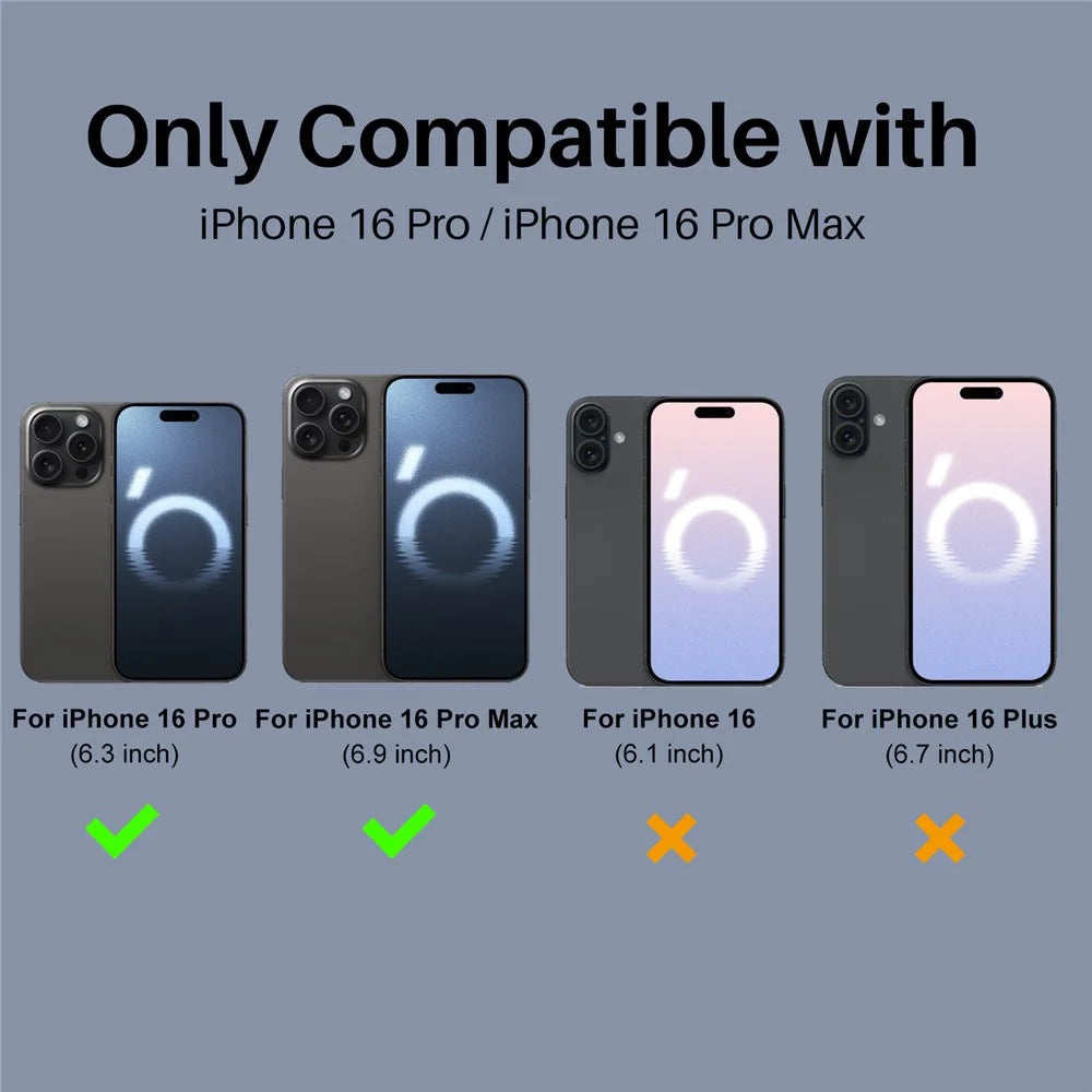 NORTHJO 2Pcs For iPhone 16 Pro  /  16 Pro Max Camera Lens Protector Clear 3D Integrated Clear Tempered Glass Lens Film - 2