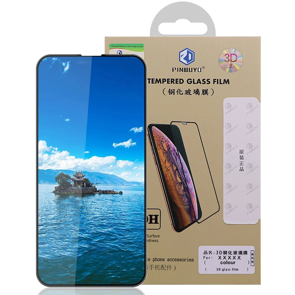 PINWUYO JK 3D Tempered Glass Film Series-2 for iPhone 16 Pro Max Screen Protector HD Clear Anti-Scratch - 7