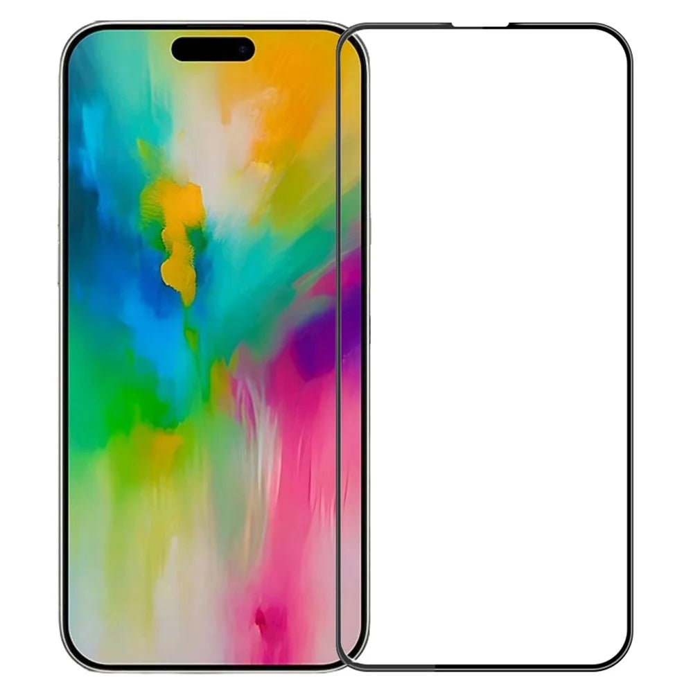 PINWUYO JK 3D Tempered Glass Film Series-2 for iPhone 16 Full Screen Protector 9H Hardness Ultra Clear - 1