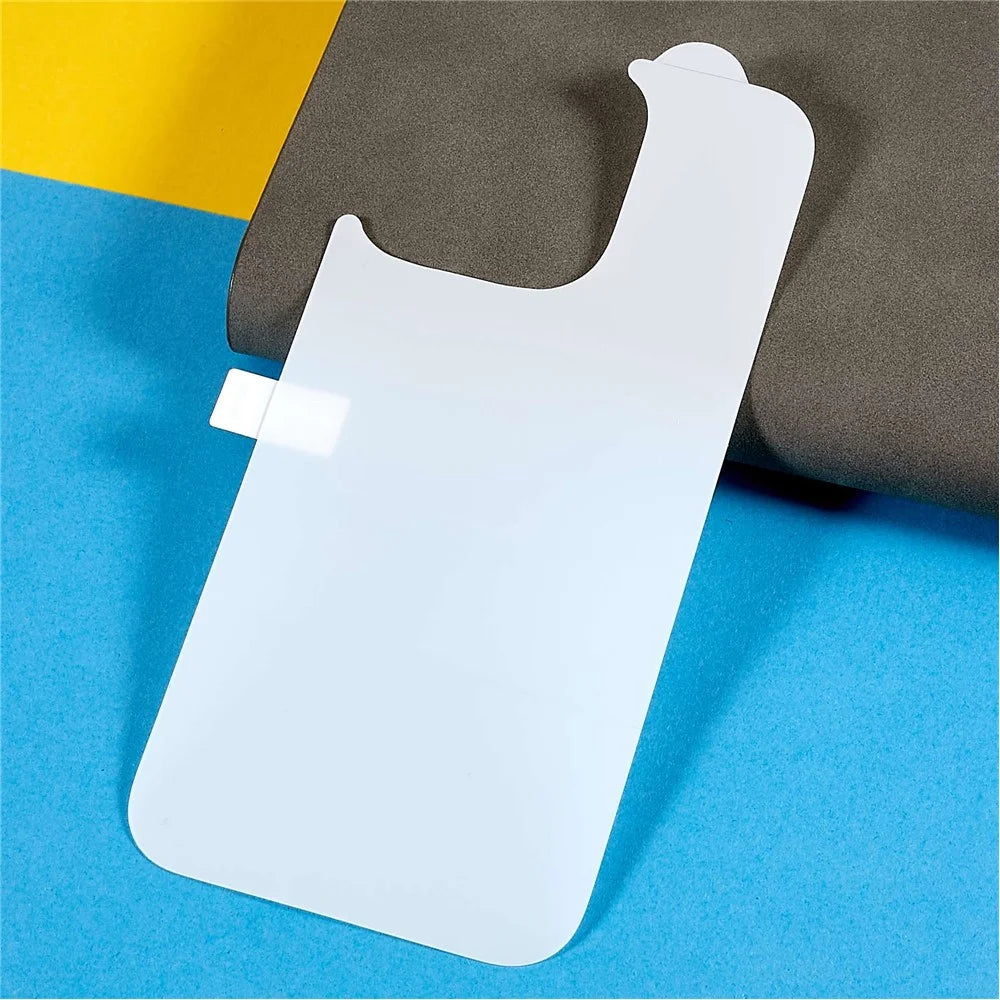 For iPhone 14 Pro Max 6.7 inch Anti-scratch Phone Back Cover Protector HD Clear TPU + PET Hydrogel Film - 2