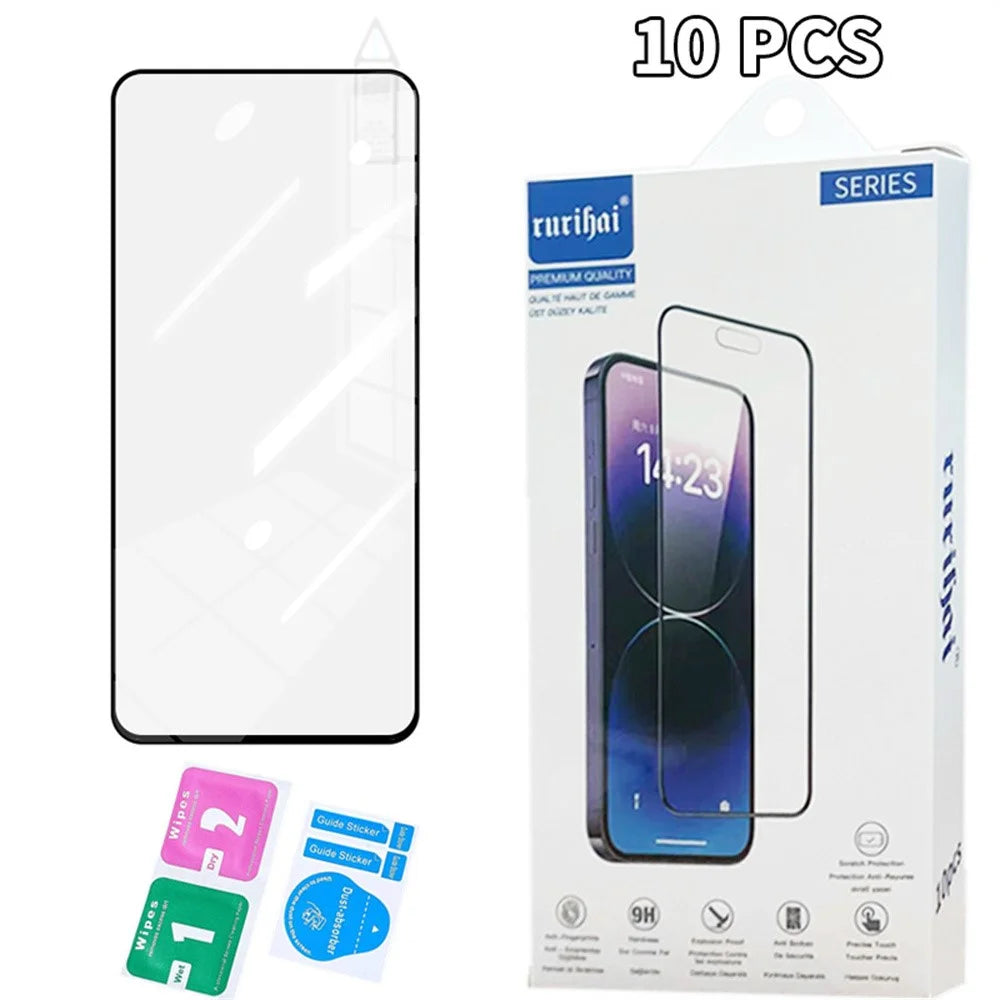 RURIHAI 10Pcs For Samsung Galaxy Z Fold6 5G Screen Protector High Aluminum-Silicon Glass Film - 6