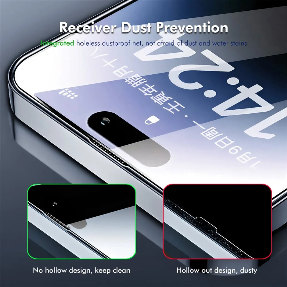 ENKAY HAT-PRINCE 2PCS For iPhone 12 Pro  /  12 Screen Protector 300C Large Arc Silk Print High Aluminium-Silicon Glass Film - 3