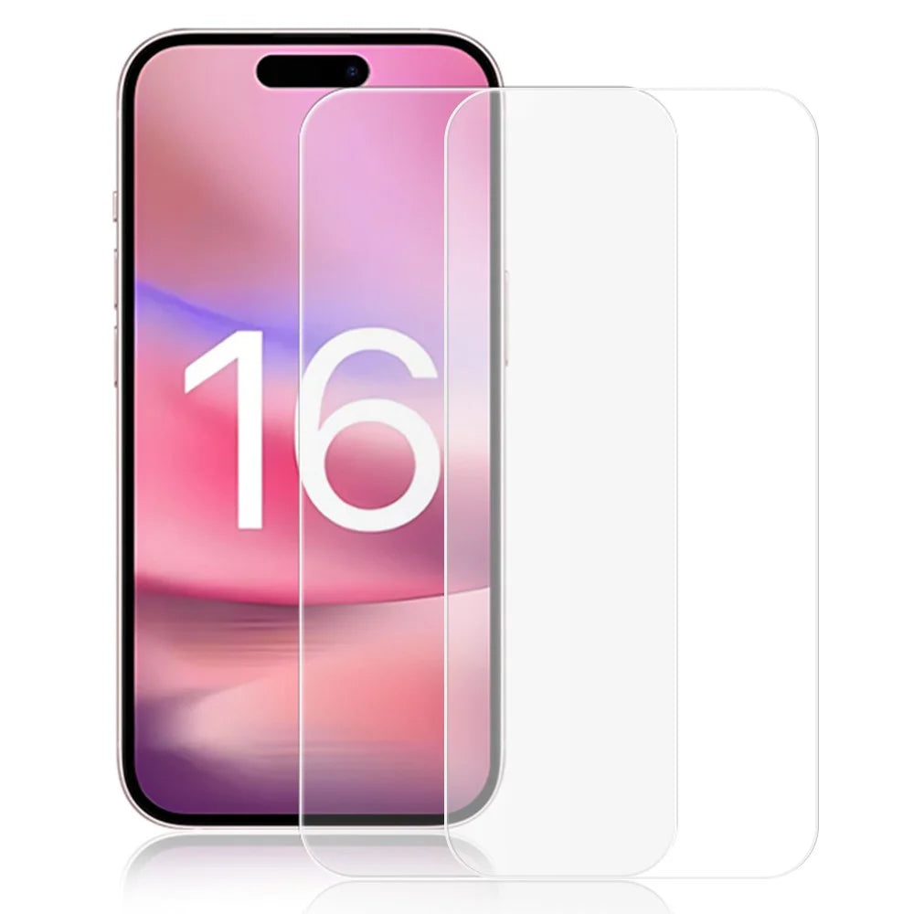 AMORUS 2Pcs For iPhone 16 Screen Protector HD Screen Tempered Glass Film - 1