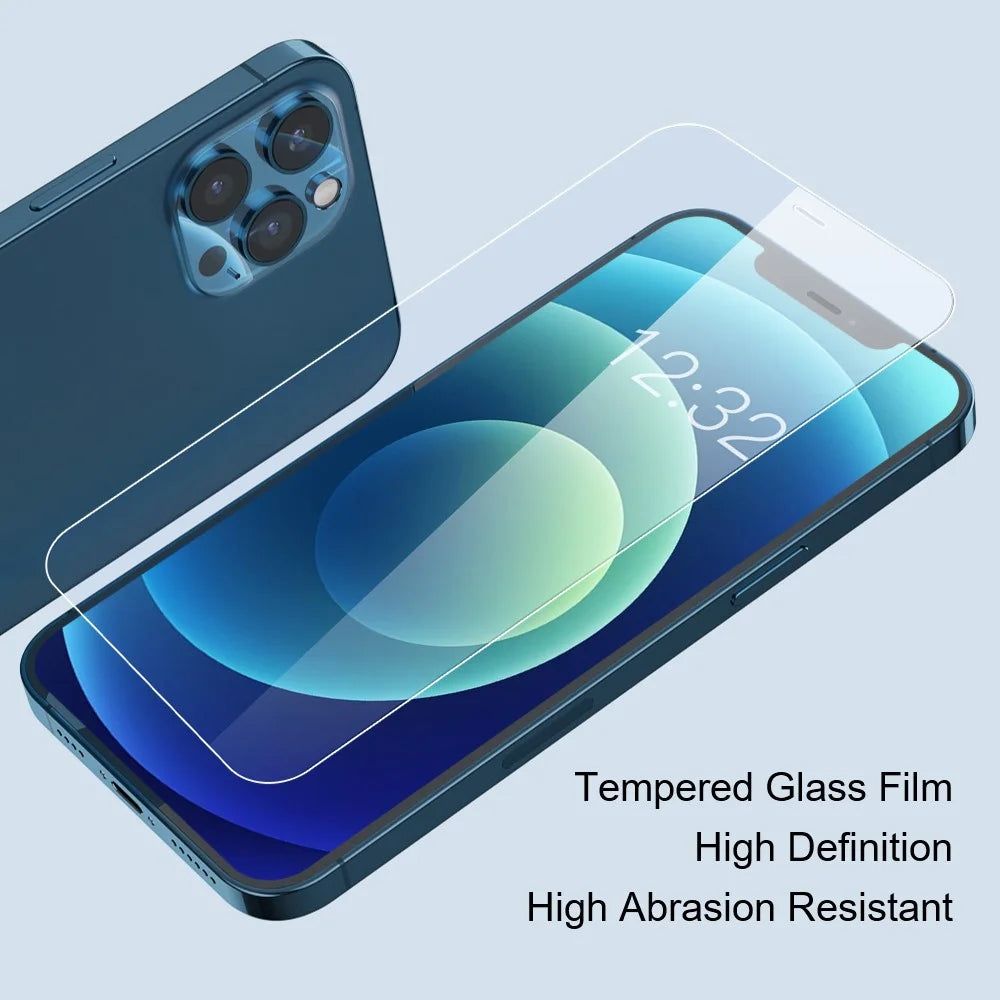 AMORUS 2Pcs For iPhone 16 Screen Protector HD Screen Tempered Glass Film - 5