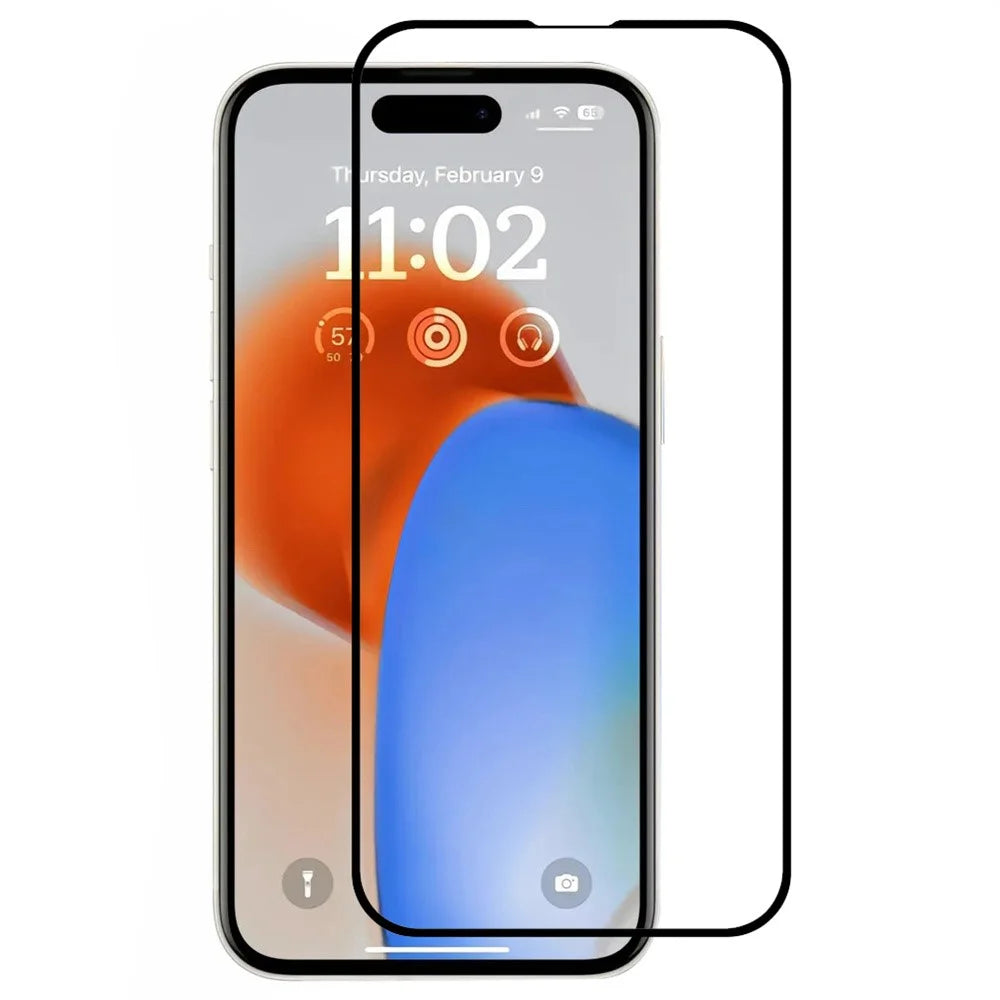 For iPhone 16 Pro Matte Screen Protector Anti-Fingerprint Tempered Glass Screen Film - 1