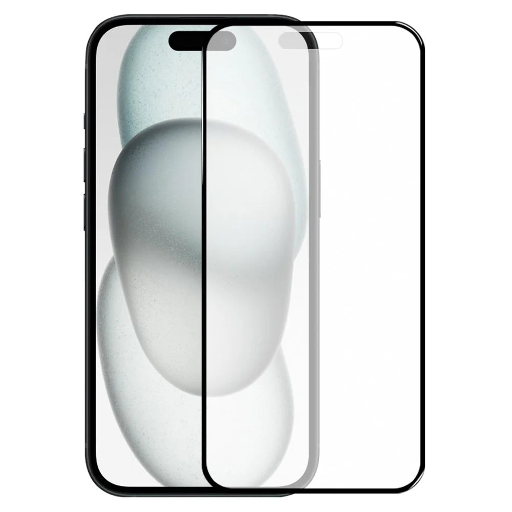NORTHJO A++ For iPhone 15 Plus Matte Screen Protector Full Coverage Anti-Fingerprint 0.3mm 2.5D Tempered Glass Film - 1