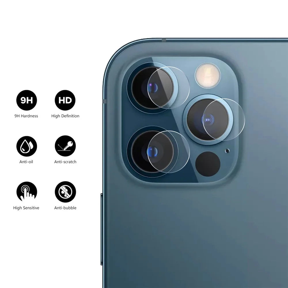 ENKAY HAT PRINCE 3Pcs / Group For iPhone 16 Pro / 16 Pro Max Camera Lens Protector 0.2mm 9H High Aluminum-Silicon Glass Lens Film - 2