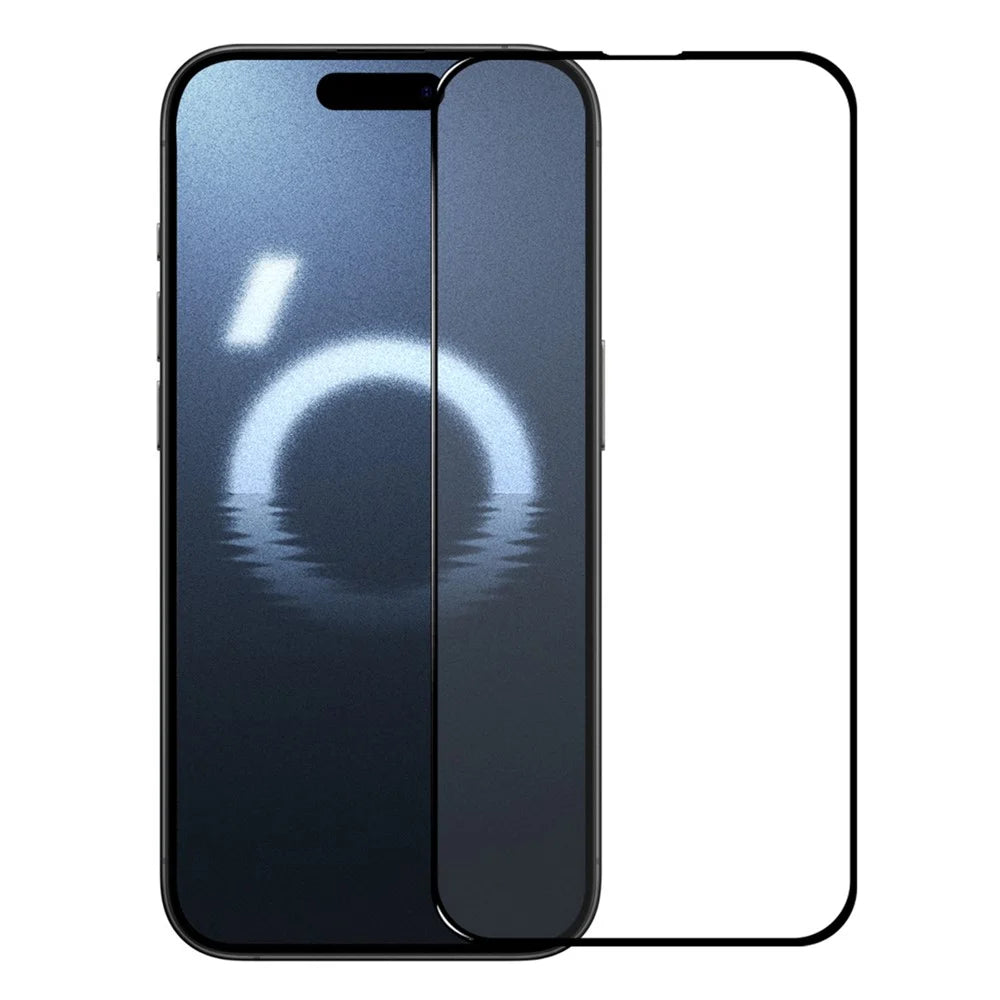 NORTHJO 2Pcs A+ For iPhone 16 Pro Max Screen Protector 0.3mm High Aluminum-Silicon Glass Film with Alignment Frame, Black - 2