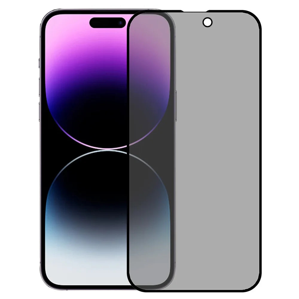 For iPhone 16 Screen Protector Anti-Peep High Aluminium-Silicon Glass Film - 1