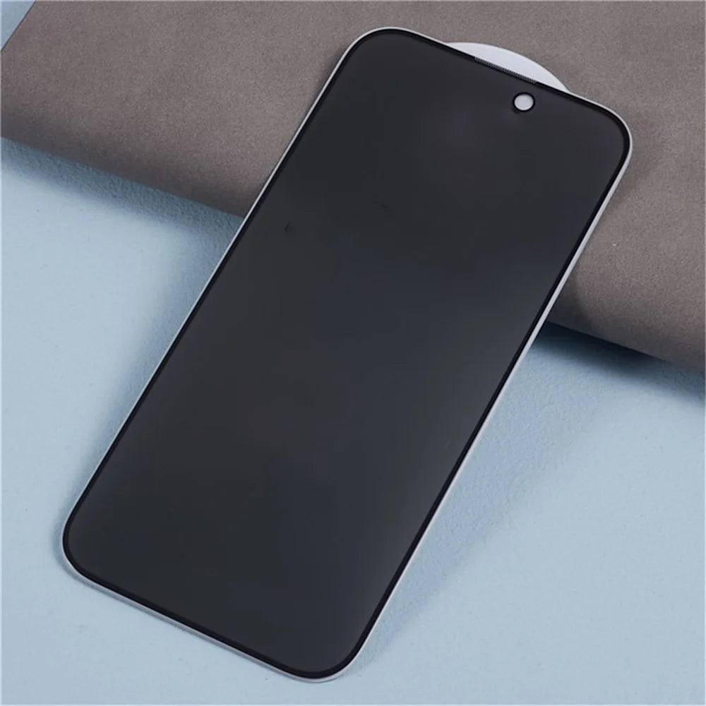 For iPhone 16 Pro Anti-Peep Screen Protector Tempered Glass Film - 3
