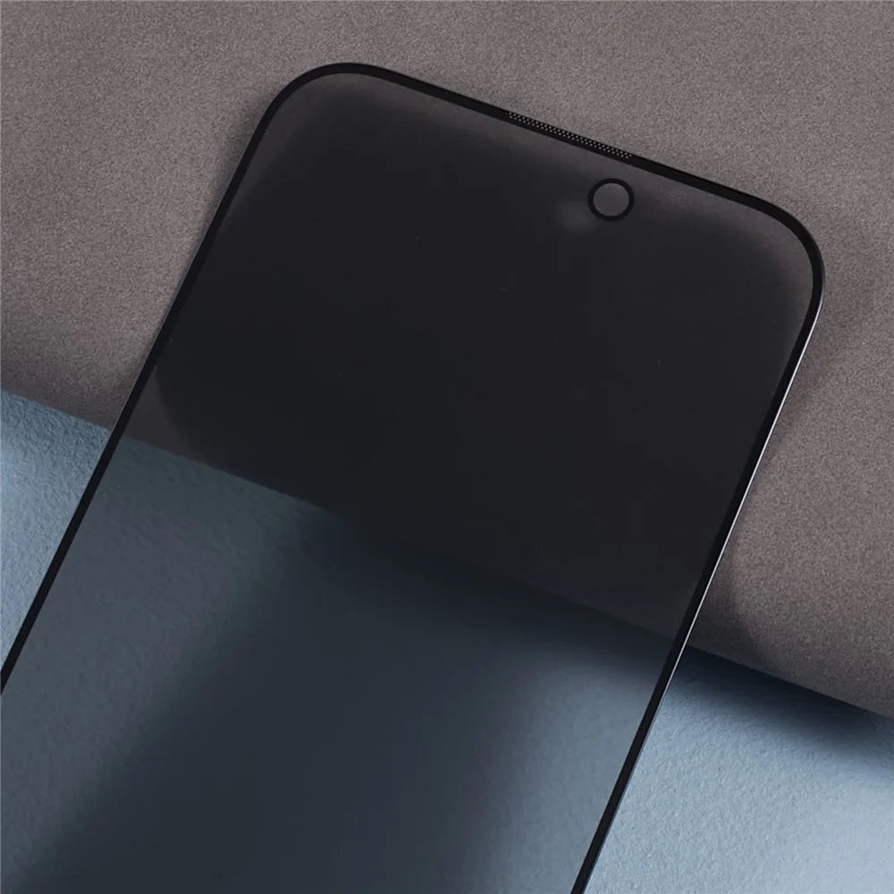 For iPhone 16 Pro Anti-Peep Screen Protector Tempered Glass Film - 5