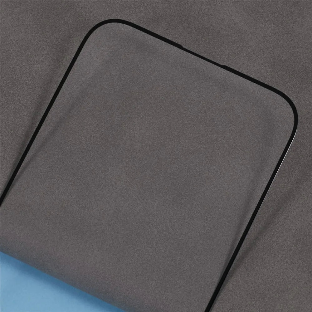 For iPhone 16 Pro Silk Print 9D Tempered Glass Film Full Glue Screen Protector - 5